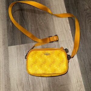Coach Yellow Crossbody Bag